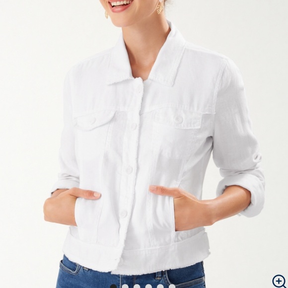 tommy bahama white linen jacket